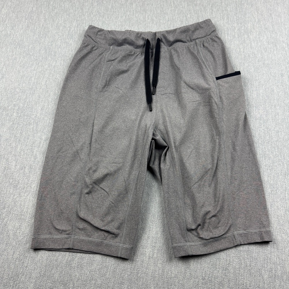 Lululemon‎ Shorts Mens 30 Gray Drawstring Performance Athletic Gym Side Pocket
